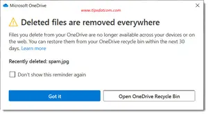 Your deleted files are removed everywhere. So what is OneDrive trying to warn you about? Let's find the complete answer.