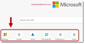 Microsoft Edge Quick Links 01