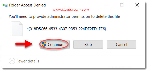Administrator privileges are required Administrator privileges are required