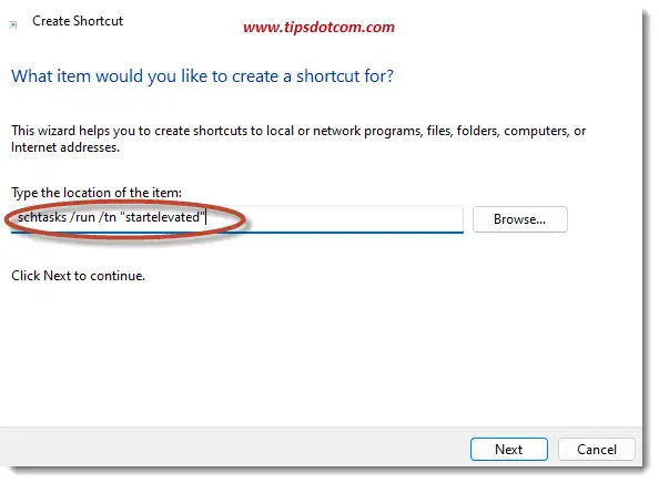 Enter schtasks /run /tn "yourtaskname" Enter schtasks /run /tn "yourtaskname"
