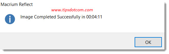 Image successfully created! Image successfully created!