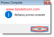 Redeploy complete Redeploy complete