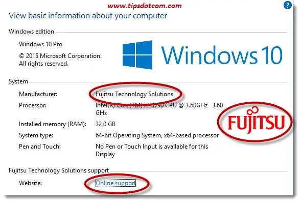 Change Windows 10 System Properties Logo