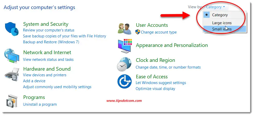 Classic Control Panel in Windows 10 Classic Control Panel in Windows 10
