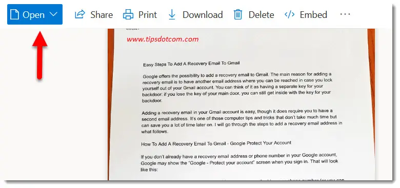 The pdf document in preview The pdf document in preview