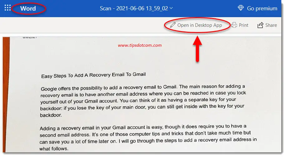 Click open in desktop app to edit Click open in desktop app to edit