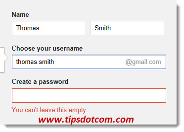 Create A Gmail Account Here