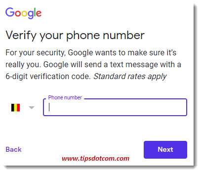 Phone number verification