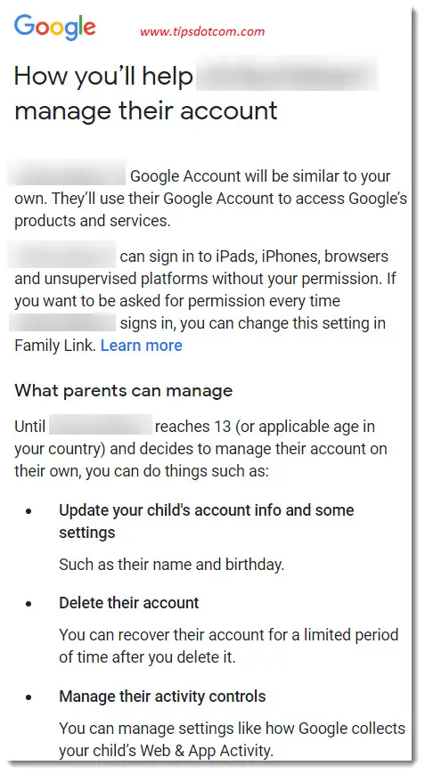 What you can manage as a parent