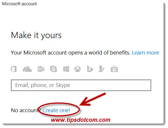 Create a Microsoft Account For Windows 10 - 05 Create a Microsoft Account For Windows 10 - 05