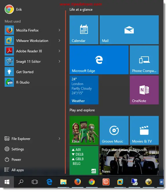 Customize Windows 10 Start Menu 02 Customize Windows 10 Start Menu 02