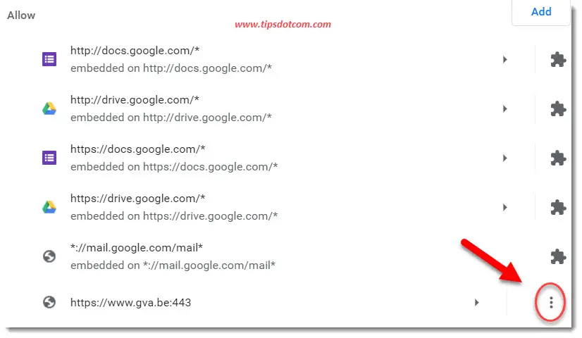 Click the three dots to open the actions menu ... Click the three dots to open the actions menu ...