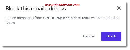 Gmail block sender Gmail block sender