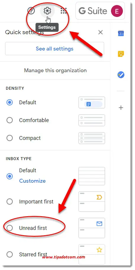 how do i set my gmail inbox to show unread mail how do i set my gmail inbox to show unread mail