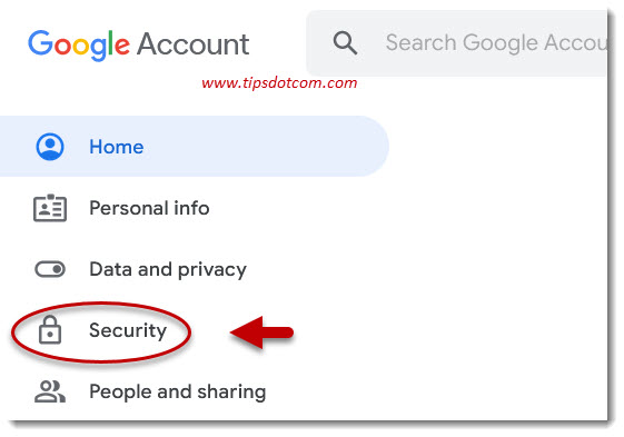 Google account security settings Google account security settings