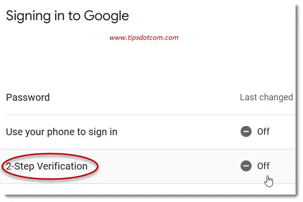 Google 2 step verification Google 2 step verification