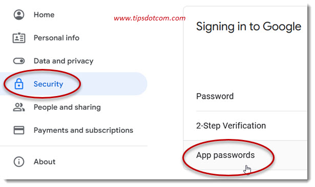 Google app passwords Google app passwords