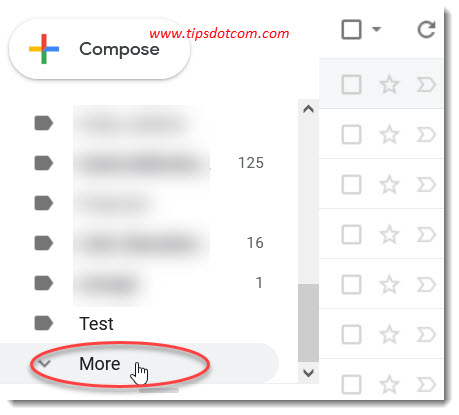 You may have to click "More" to find "All Mail" in Gmail You may have to click "More" to find "All Mail" in Gmail