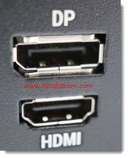 HDMI- und DisplayPort-Anschlüsse