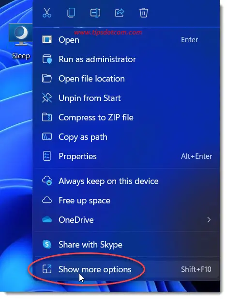 Select show more options Select show more options