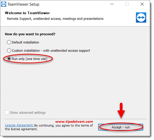 Teamviewer setup wizard Teamviewer setup wizard