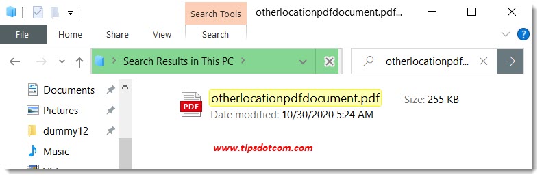 How to search for files in Windows 10