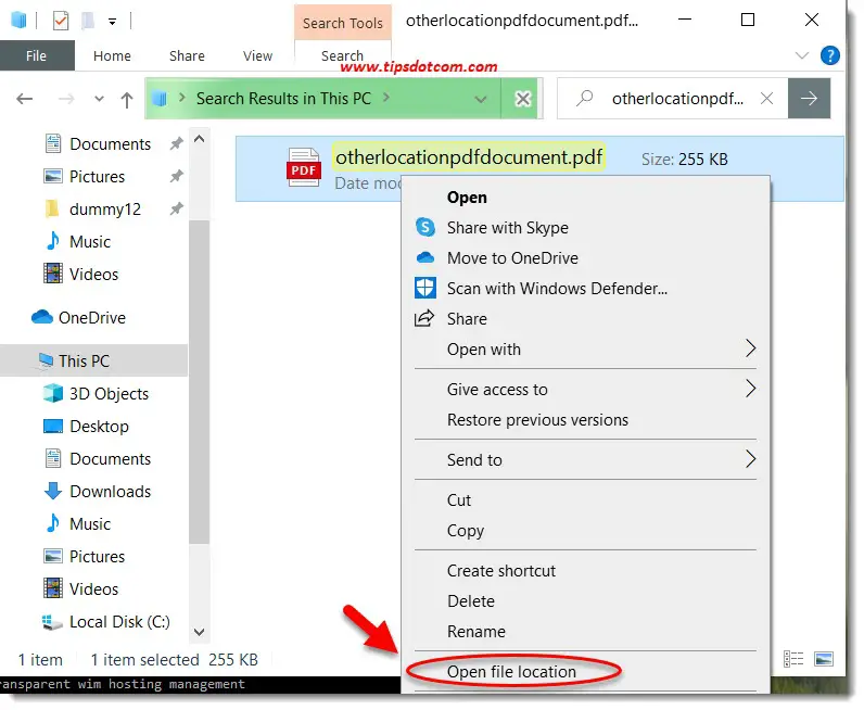 How to search for files in Windows 10