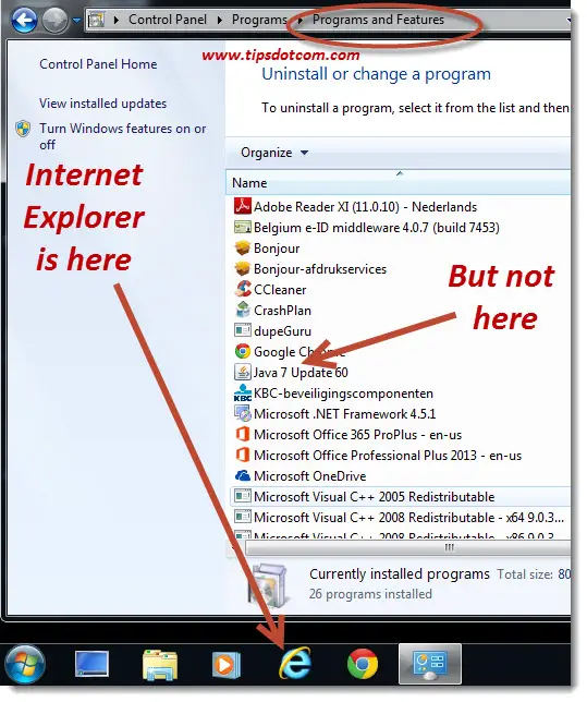 Uninstall And Reinstall Ie In Windows 7
