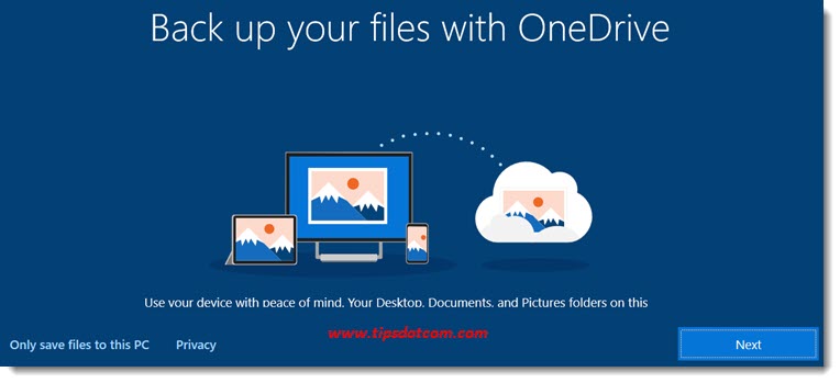 Setting up OneDrive Setting up OneDrive