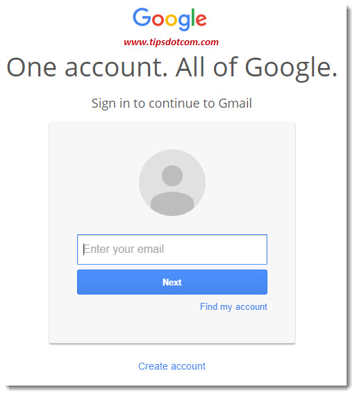 how to login into another gmail account