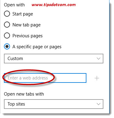 reset microsoft edge home page reset microsoft edge home page