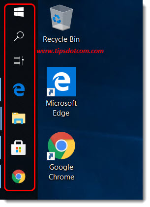 Move your Windows 10 taskbar to the side of your screen