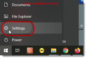 Go to settings Go to settings