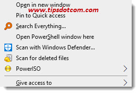 No Open Command Window Here No Open Command Window Here