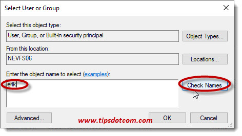 Type your username and click "check names" Type your username and click "check names"