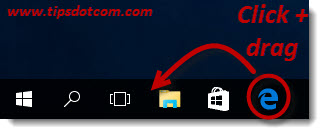 microsoft edge icon missing from taskbar microsoft edge icon missing from taskbar