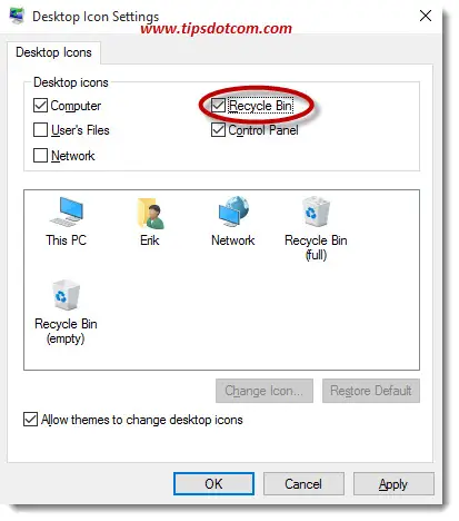 Recycle Bin Disappeared 03 Recycle Bin Disappeared 03