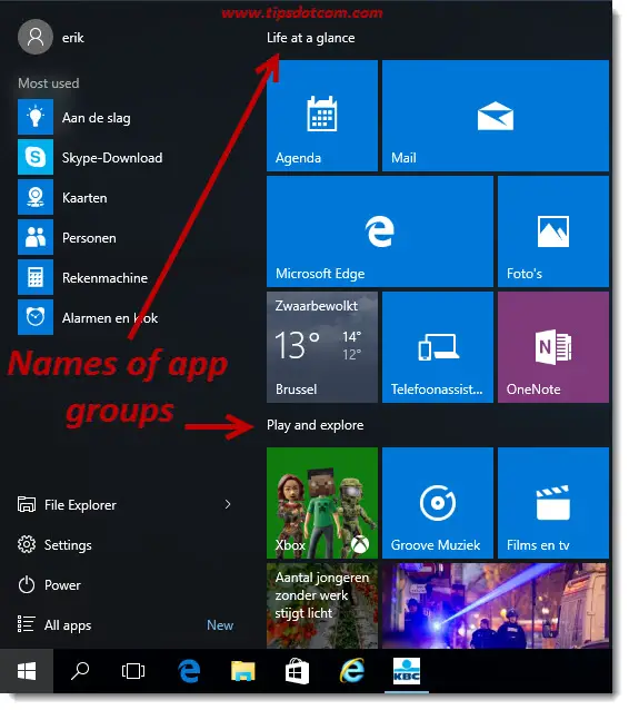 Remove Life At A Glance In Windows 10 02 Remove Life At A Glance In Windows 10 02