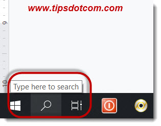 Show the search icon rather than the search box
