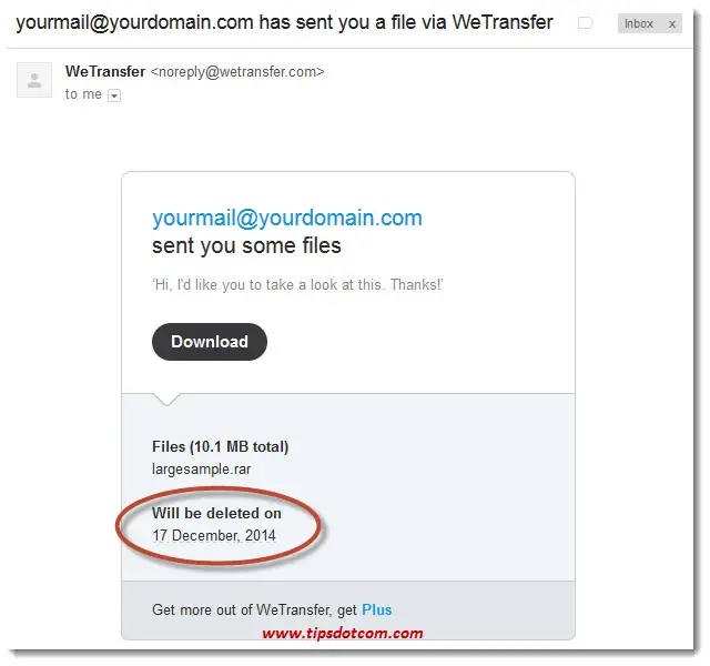 how to send a large video to email