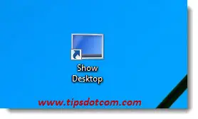 Show Desktop Icon - How To Show Desktop
