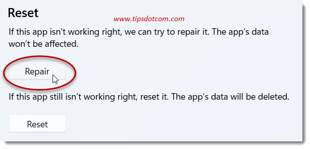 Click repair Click repair