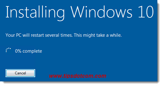 Installing Windows 10