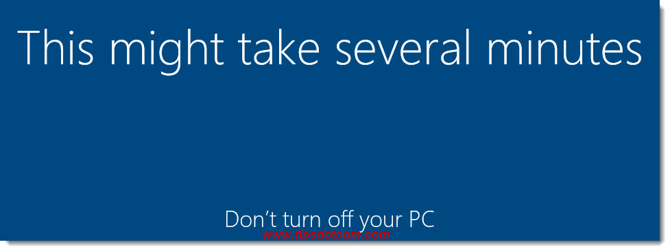 Windows 10 getting ready