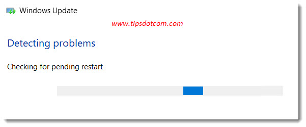 Detecting Windows update problems ... Detecting Windows update problems ...