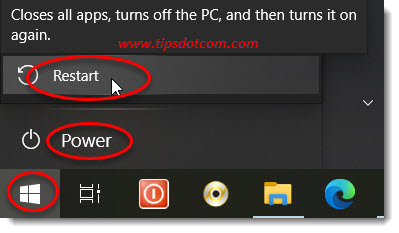 Click restart while holding down the shift key Click restart while holding down the shift key