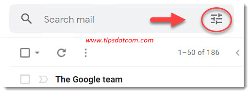 Advanced search in Gmail