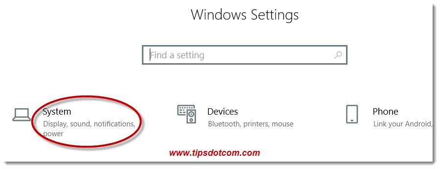 Windows 10 system settings Windows 10 system settings
