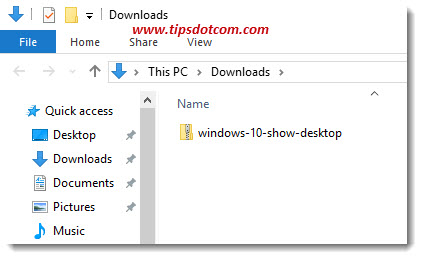 Windows 10 Show Desktop Icon 06