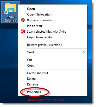 Windows 10 Show Desktop Icon 14